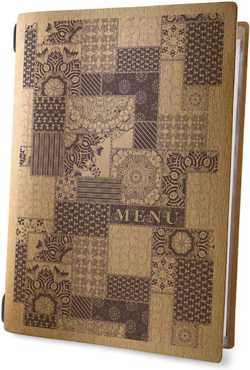 DAG Style Menu Holder in Brown Color Custom Eco