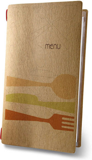 DAG Style Menu Holder in Brown Color Custom Eco