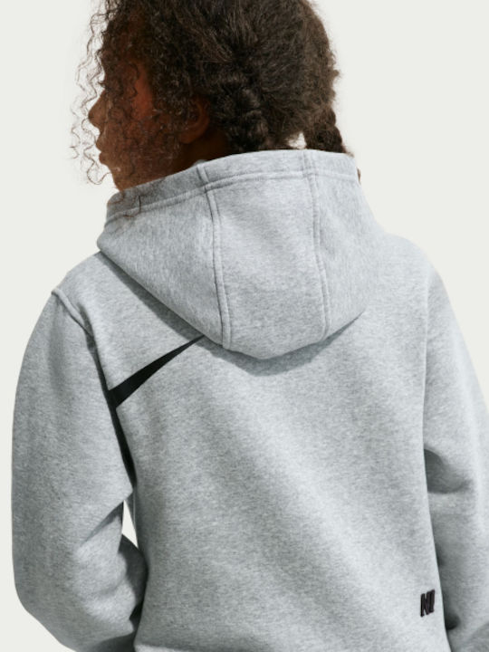 Kinder-Sweatshirt mit Gray Kapuze K Nsw Club