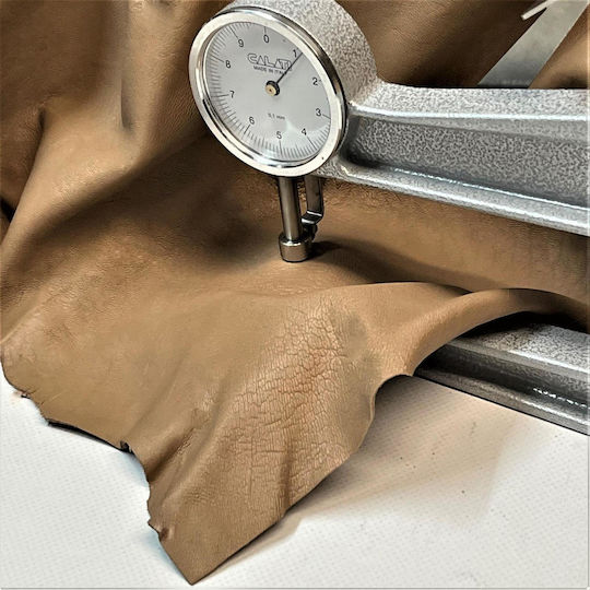 Leather Napa Lamb 317fl Brown Peanut Italian 0.60–0.70m²