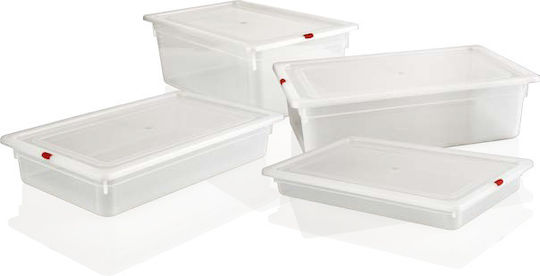 Raki Polypropylen Gastronorm Pfanne 1/1-100 530x325x100mm 13lt Weiße