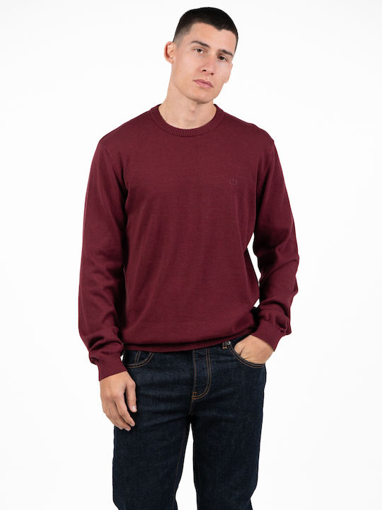Long Sleeve Burgundy Sweater
