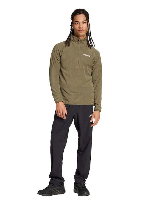 Essentials Athletic Long Sleeve Blouse Olive Strata