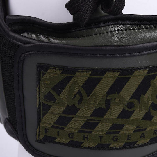8 Weapons Adult Full Face Boxing Headgear Black