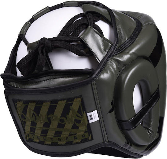 8 Weapons Adult Full Face Boxing Headgear Black