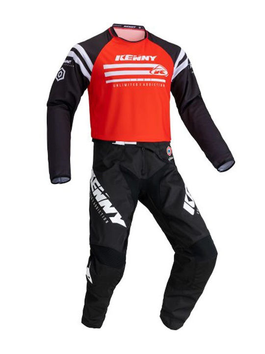 Kenny Track Παιδική Μπλούζα Motocross Μακρυμάνικη Κόκκινο Χρώμα