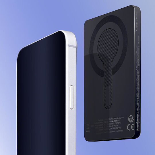 Maxlife Power Bank 5000mAh 20W cu Port USB-C Livrarea energiei Negru