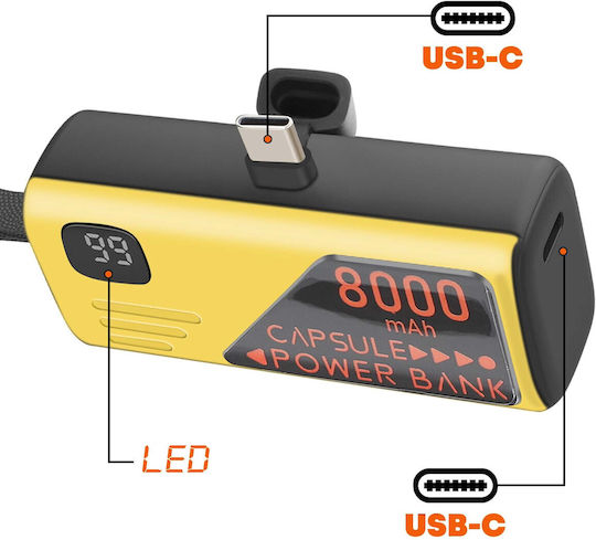 LinQ Power Bank 8000mAh Black