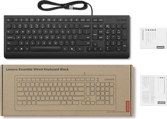 Lenovo Essential Wired Nur Tastatur Englisch US
