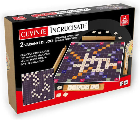 Joc de Societate Crossword Words pentru 2-4 Jucători 8+ Ani D-Toys