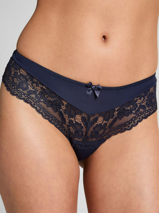 Valencia Damen Brasilien mit Spitze Blau