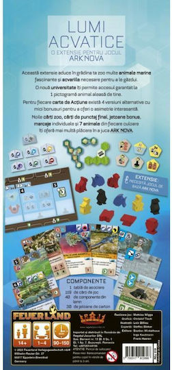 Extensie de Joc Ark Nova: Aquatic Worlds pentru 1-4 Jucători 14+ Ani Feuerland Spiele