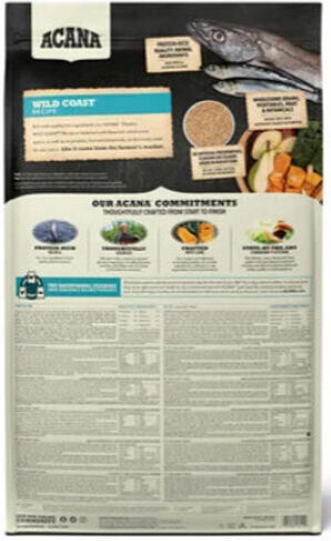 Acana Classics Wild Coast 9.7kg Dry Dog Food Gluten Free With Salmon and Herring