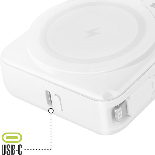 Moxie MagSafe Power Bank 10000mAh 15W Alb