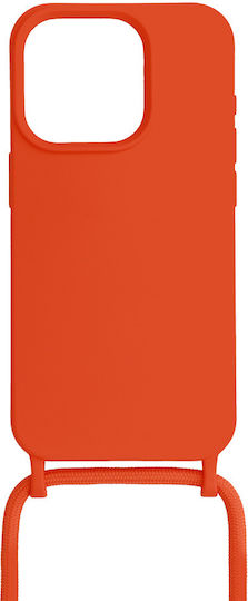 Umschlag Rückseite Silikon mit Band Mehrfarbig (iPhone 13 Pro Max)