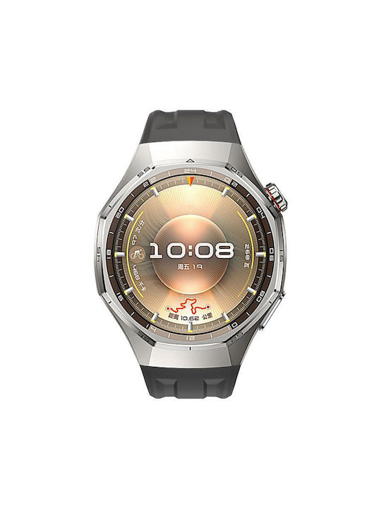 Curea Monocromă din Silicon Huawei Watch GT 6 Pro Neagră