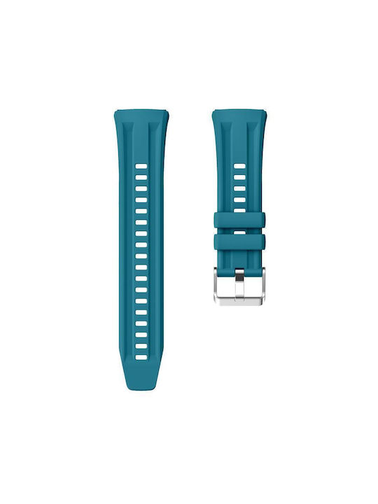 Einfarbiges Silikonarmband Für Huawei Watch Gt 6 Pro Blau