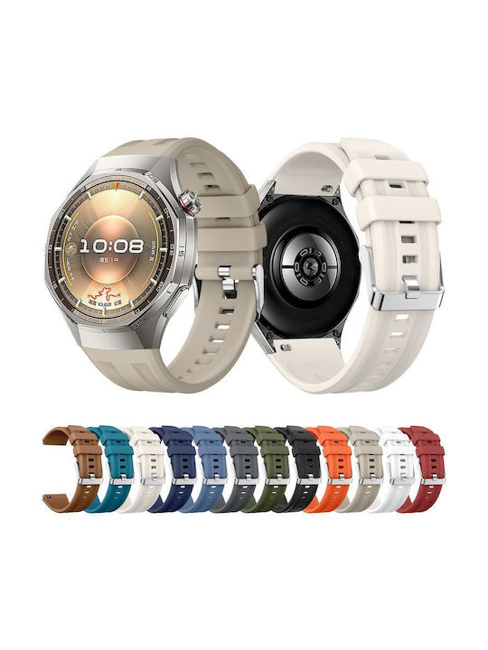 Einfarbiges Silikonarmband Für Huawei Watch Gt 6 Pro Blau