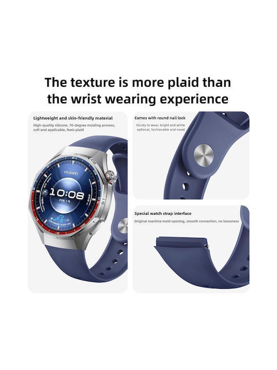 Tragbare Bänder Silikon Huawei Watch Gt 6 Pro Blau