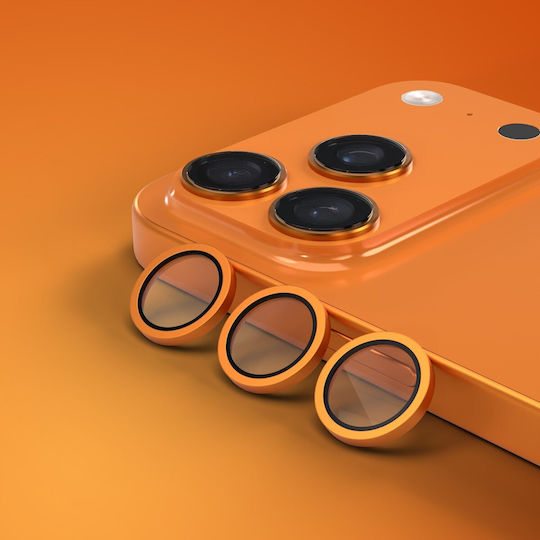 Etteri Camera Protection Tempered Glass Orange for the iPhone 17 Pro, iPhone 17 Pro Max