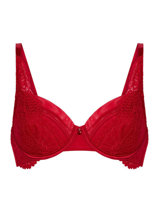 Whitney Bra without Padding Underwire Red