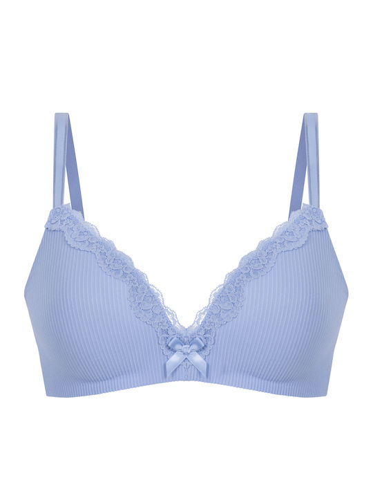 Lola Bra without Padding without Underwire Blue