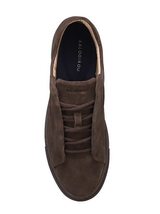 Sneakers Pentru Bărbați Maro Închis Maro