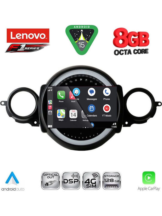 Lenovo Lenovo Auto-Audiosystem Für Mini Cooper / Clubman 2011-2013 Mit Touchscreen 9 Zoll Bluetooth USB WiFi GPS Apple CarPlay Android Auto