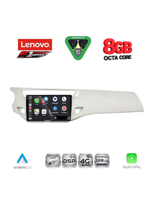 Lenovo Car Audio System for Citroen C3 / DS3 2009-2016 (Bluetooth/USB/WiFi/GPS/Apple-Carplay/Android-Auto) with Touch Screen 9"