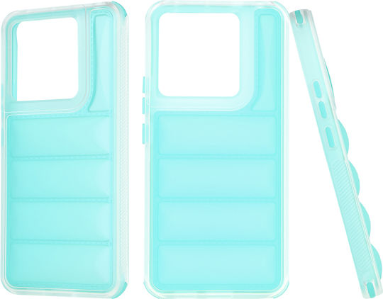 Techsuit Wave Umschlag Rückseite Transparent (Redmi Note 13 4G)