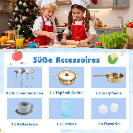 Costway Kinderküche aus Holz