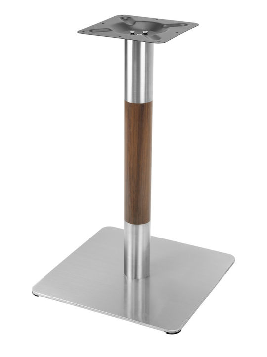 Masă Bar pentru Spații Mici Exterioare Din Lemn cu Ramă Metalică Verde 70x70x74 cm