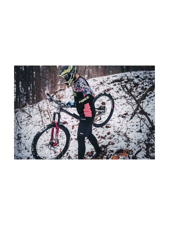 Force MTB Autonomy Voller Finger Fahrradhandschuhe Schwarz