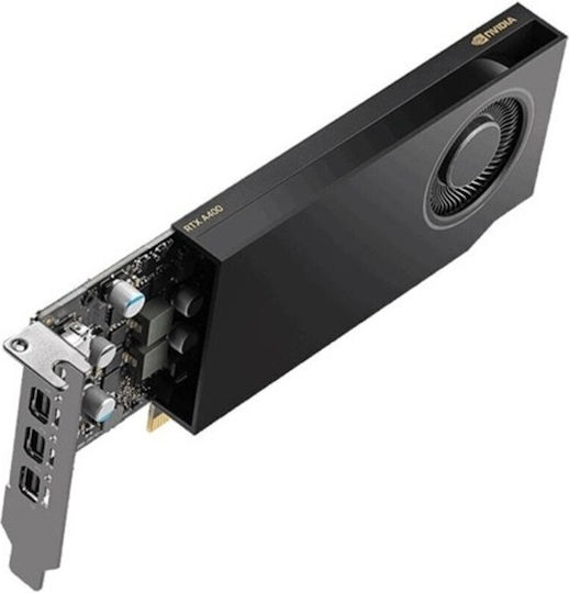 Dell RTX A400 4GB GDDR6 Jumătate din înălțime Placă Grafică