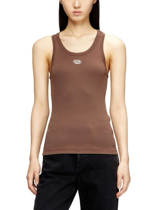 Women's Cotton Sleeveless Top Brown