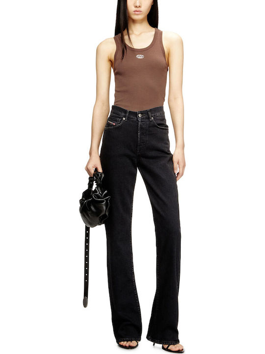 Women's Cotton Sleeveless Top Brown