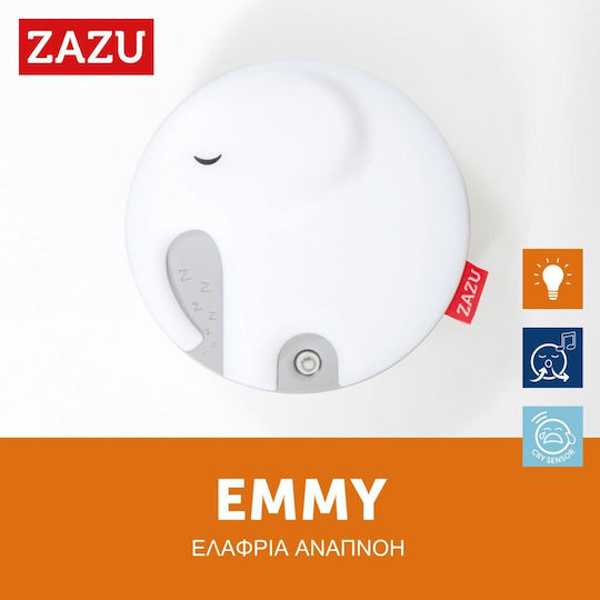 Zazu Нощна Светлина LED Слонче Електрическа Бяла