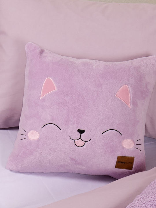 Nima Kids Decorative Pillow Case Pink 40x40cm