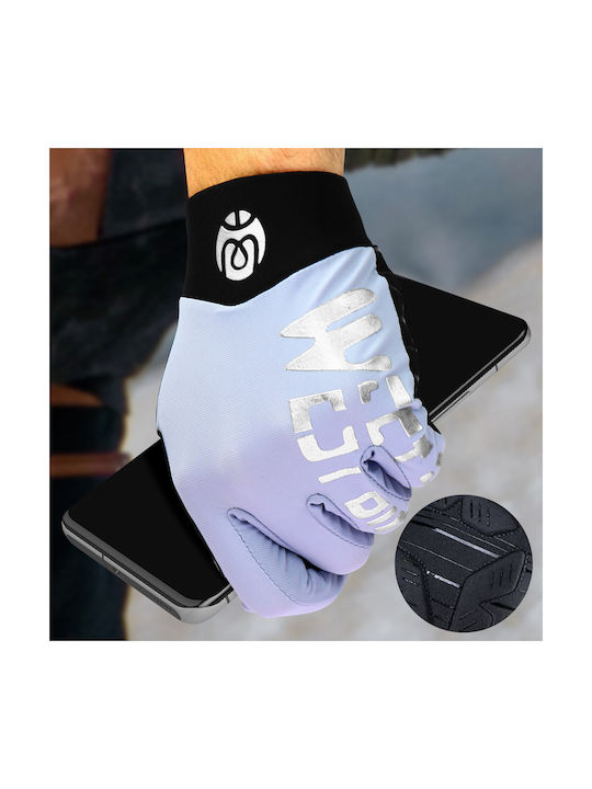 Fahrradhandschuhe Mit Touch-Funktion Nicht Rutschende Handfläche West Biking XS Blaue