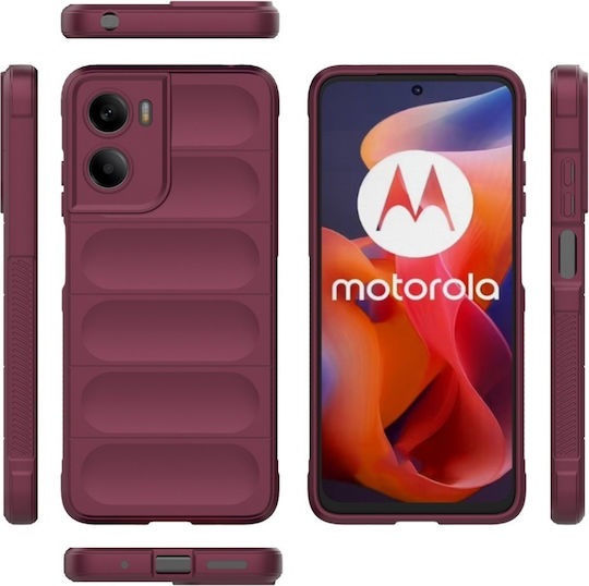 Motorola Moto G05 Moto E15 Skyddar Innovation Magic Shield Matte Silicon Set Sticker Violet