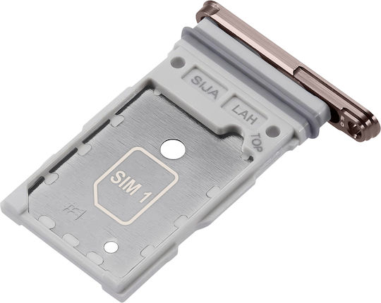 Clappio Оригинална SIM Кутия Galaxy S22 S22 Plus Двоен Nano SIM Отделение Лилава