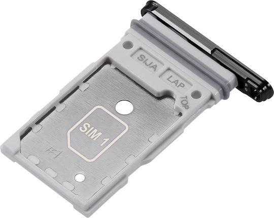 Clappio Original SIM Card Tray Galaxy S22 S22 Plus Dual Nano SIM Compartment Silver