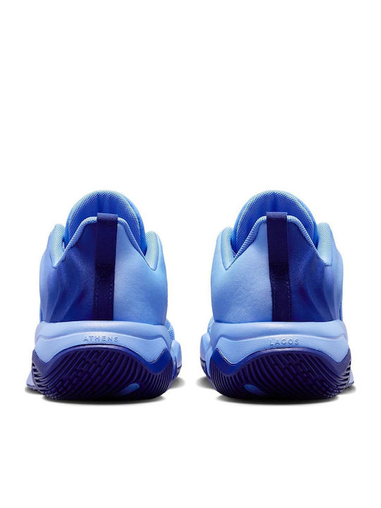 Giannis Immortality 4 Kids Sports Shoes Running with Laces Blue