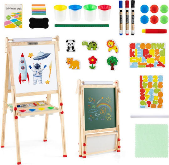 Costway Magnetic Board Markerboard Double Sided Floor 85cm