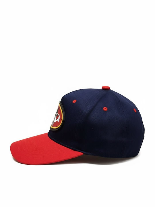 Kids' Hat Jockey Fabric Navy Blue