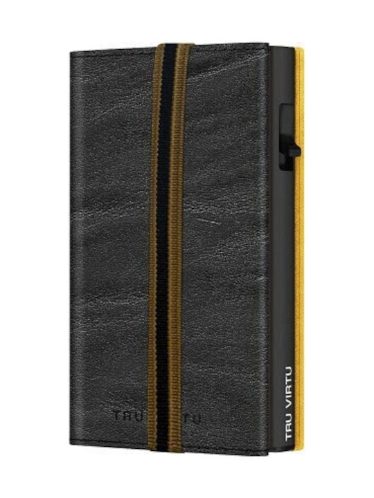 Edge Strap Herren Geldbörse Klassisch mit RFID Schwarz