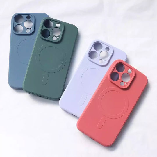 Umschlag Rückseite Silikon Weiß (iPhone 13 Pro)