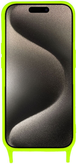 Umschlag Rückseite Silikon mit Band Mehrfarbig (iPhone 13 Pro)