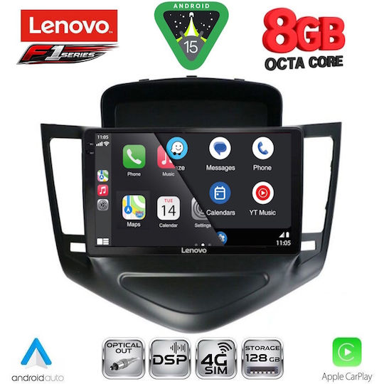 Lenovo Car Audio System for Chevrolet Cruze 2008-2012 (Bluetooth/USB/WiFi/GPS/Apple-Carplay/Android-Auto) with Touch Screen 9"
