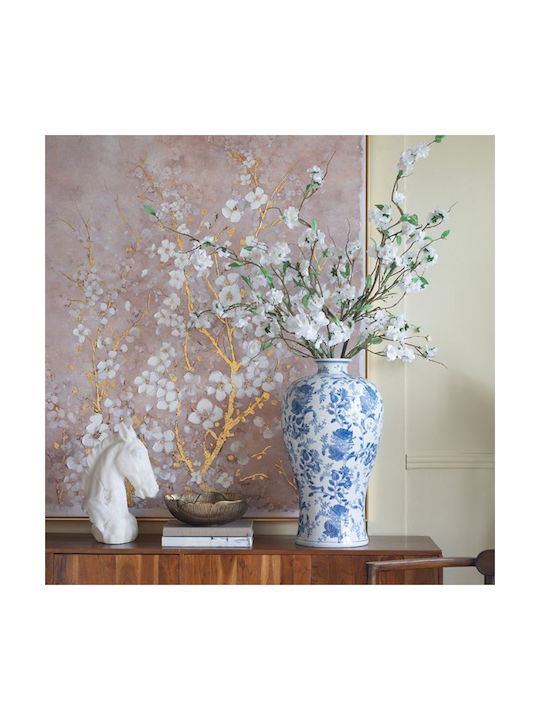 Artekko Decorative Vase Melania White 33x33x61cm